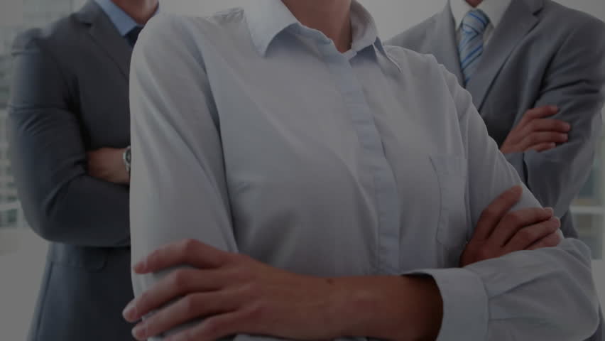 Binary digits densely streaming over team holding stance showing digital transformation in office. Corporate, innovation, futuristic, technology, collaboration, skyline, digital - Powered by Shutterstock - Get 15% off with code: PIKWIZARD15