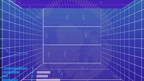 Animation of cloud icons, data processing and connections over computer servers. Global connections, digital interface, data processing and computing concept digitally generated video. - Powered by Shutterstock - Get 15% off with code: PIKWIZARD15