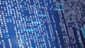 Animation of data processing and diagrams on blue background. global business, finances, connections and digital interface concept digitally generated video. - Powered by Shutterstock - Get 15% off with code: PIKWIZARD15