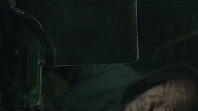 Animation of digital chain over african american man using laptop in server room. Cloud computing, digital interface and security concept digitally generated video. - Powered by Shutterstock - Get 15% off with code: PIKWIZARD15