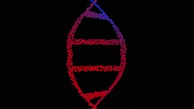 Animation of data processing and dna strand over server room. Global business and digital interface concept digitally generated video. - Powered by Shutterstock - Get 15% off with code: PIKWIZARD15