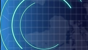 Animation of clouds, binary data with data processing over grid and map of world. Global communication, data and digital interface technology concept digitally generated video. - Powered by Shutterstock - Get 15% off with code: PIKWIZARD15