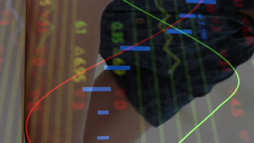 Animation of financial data processing over caucasian businesswoman using tablet. Global finance, business, connections, computing and data processing concept digitally generated video. - Powered by Shutterstock - Get 15% off with code: PIKWIZARD15