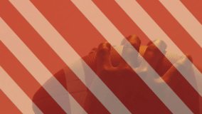 Animation of caucasian american football player with ball and flag of usa. American patriotism, sports and competition concept digitally generated video. - Powered by Shutterstock - Get 15% off with code: PIKWIZARD15