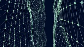 Bitcoin symbols and blockchain network animation over digital landscape. Cryptocurrency, digital currency, fintech, decentralized, virtual money, digital assets - Powered by Shutterstock - Get 15% off with code: PIKWIZARD15