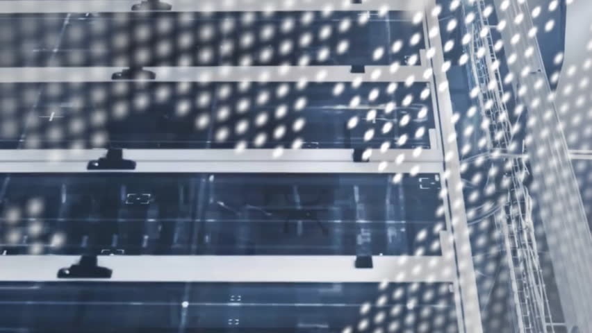 Animation of world map, data processing, media cions and notifications over computer server room. Data, network, connection, digital interface and global communication, digitally generated video. - Powered by Shutterstock - Get 15% off with code: PIKWIZARD15