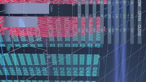 Animation of biometric fingerprint, statistics and data processing. global data processing, digital interface and technology concept digitally generated video. - Powered by Shutterstock - Get 15% off with code: PIKWIZARD15