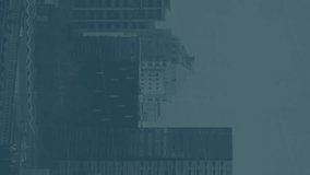 Cloud computing concept animation over cityscape with binary code and numbers. Technology, digital, networking, data, futuristic, connectivity - Powered by Shutterstock - Get 15% off with code: PIKWIZARD15