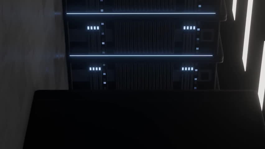 Binary code flowing over servers in data center environment, showcasing technology. digital, network, futuristic, cybersecurity, electronic, information - Powered by Shutterstock - Get 15% off with code: PIKWIZARD15