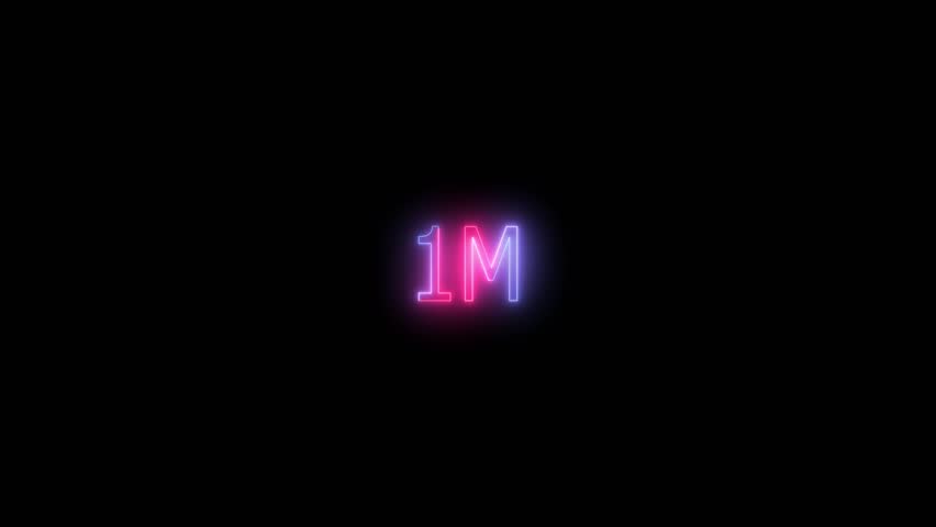 1m one million text 4k video