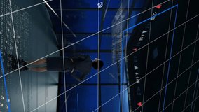 Animation of financial data processing and growing numbers over caucasian businesswoman. global business, digital interface and technology concept digitally generated video. - Powered by Shutterstock - Get 15% off with code: PIKWIZARD15