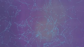 Digital animation of hexagonal shapes and round scanner against data processing on blue background. Global digital interface technology and networking concept digitally generated video. - Powered by Shutterstock - Get 15% off with code: PIKWIZARD15