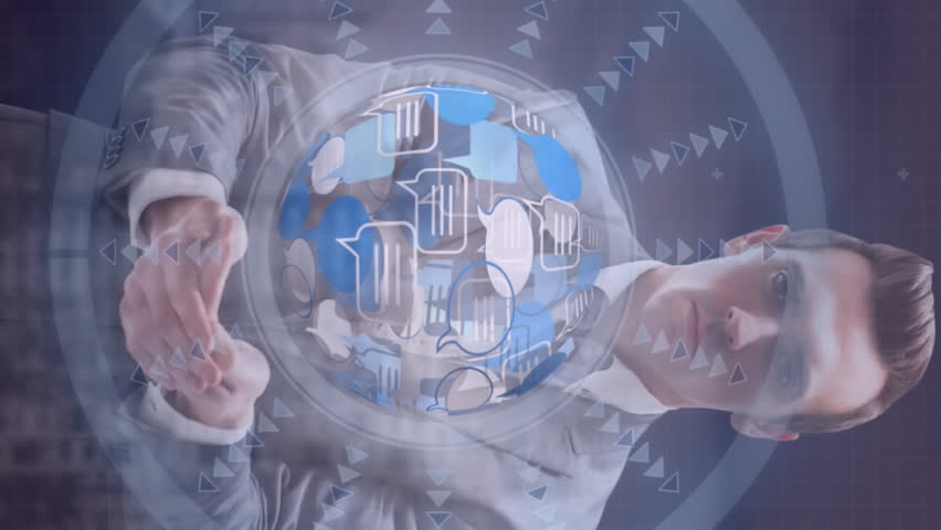 Animation of data processing over caucasian businessman. Global business and digital interface concept digitally generated video. - Powered by Shutterstock - Get 15% off with code: PIKWIZARD15