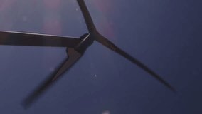 Animation of financial data processing over electric windmill. Electricity, energy and power distribution digitally generated video. - Powered by Shutterstock - Get 15% off with code: PIKWIZARD15