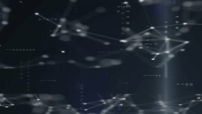 Animation of hexagon, lights and connections over black background. Data processing, network and technology concept digitally generated video. - Powered by Shutterstock - Get 15% off with code: PIKWIZARD15