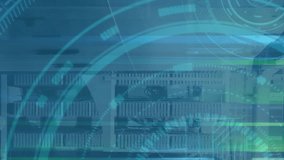 Animation of financial data processing over binary coding. Global business finances data processing and technology concept digitally generated video. - Powered by Shutterstock - Get 15% off with code: PIKWIZARD15