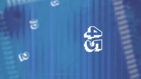 Animation of data processing and numbers over computing board. Global business and digital interface concept digitally generated video. - Powered by Shutterstock - Get 15% off with code: PIKWIZARD15