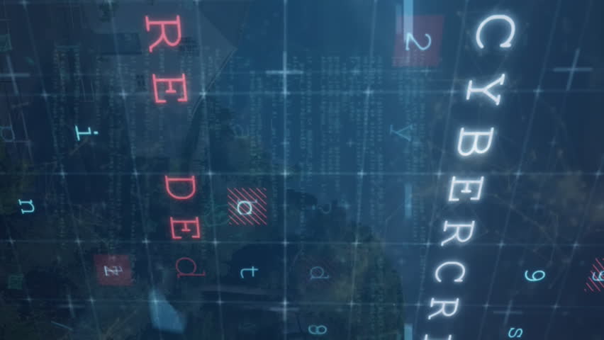 Animation of cyber attack warning text and data processing. Global online security, business, finances, computing and data processing concept digitally generated video. - Powered by Shutterstock - Get 15% off with code: PIKWIZARD15