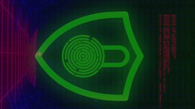 Animation of green grid and particles forming dna helix over processing green data on brown screen. Global science data processing and digital interface concept digitally generated video. - Powered by Shutterstock - Get 15% off with code: PIKWIZARD15