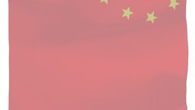 Animation of chinese flag waving over globe and cardboard boxes on conveyor belt on white background. global shipping, delivery and shopping concept digitally generated video. - Powered by Shutterstock - Get 15% off with code: PIKWIZARD15