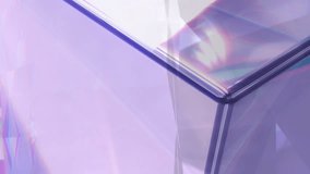 Animation of colourful neon circles over cube. Abstract background, retro future and pattern concept digitally generated video. - Powered by Shutterstock - Get 15% off with code: PIKWIZARD15