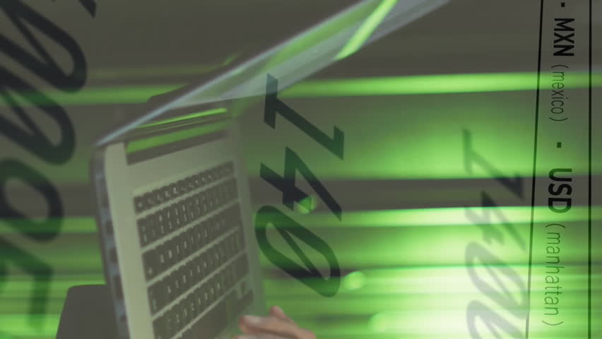 Animation of data processing over african american man using laptop by computer servers. Global computing, digital interface and data processing concept digitally generated video. - Powered by Shutterstock - Get 15% off with code: PIKWIZARD15