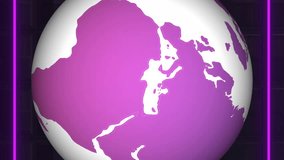 Animation of globe and gaming icons over squares. Abstract background, technology, retro and gaming, digitally generated video. - Powered by Shutterstock - Get 15% off with code: PIKWIZARD15