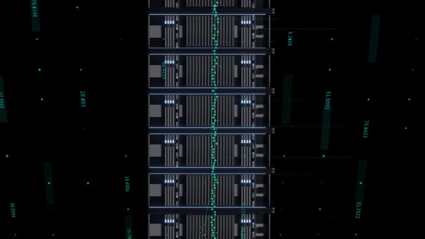 Animation of globe and data processing over computer servers. Global data processing, computing and digital interface concept digitally generated video. - Powered by Shutterstock - Get 15% off with code: PIKWIZARD15