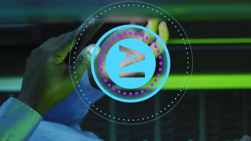 Animation of circular ai scanner and brain network over asian male technician in server room. Data, digital interface, connection, processing and artificial intelligence, digitally generated video. - Powered by Shutterstock - Get 15% off with code: PIKWIZARD15