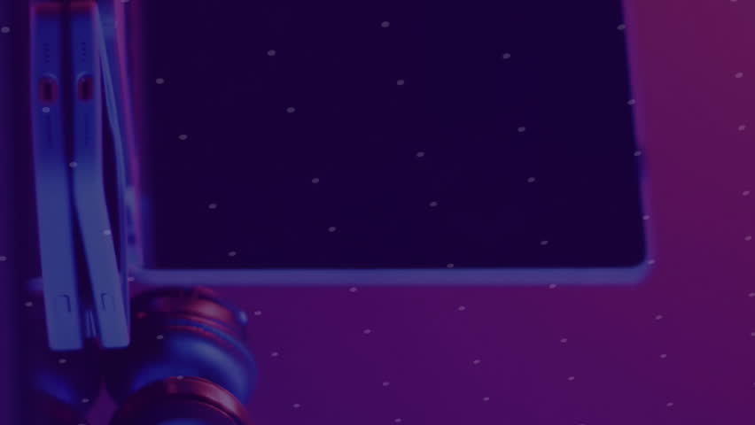 Animation of currency symbols with data processing over laptop on purple background. Finances, business, communication, computing and digital interface concept digitally generated video. - Powered by Shutterstock - Get 15% off with code: PIKWIZARD15