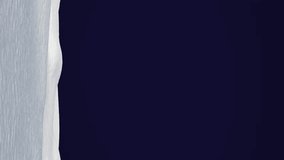 Animation of night winter scenery, snowflakes falling on the dark blue background with snow on the ground. christmas festivity celebration concept digitally generated image. - Powered by Shutterstock - Get 15% off with code: PIKWIZARD15