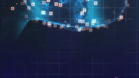 Animation of human head with digital interface data processing. global technology information connection networking concept digitally generated image. - Powered by Shutterstock - Get 15% off with code: PIKWIZARD15