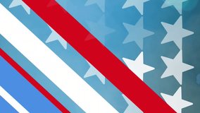 Animation of statue of liberty and banner, with stars and stripe patterns from american flag. patriotism, independence and celebration concept digitally generated video. - Powered by Shutterstock - Get 15% off with code: PIKWIZARD15