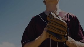 Grid appearing starting player spinning ball and catching while chart rates rising in analytics. Sports, analytics, performance, training, discipline, outdoor, determination - Powered by Shutterstock - Get 15% off with code: PIKWIZARD15