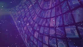 Cluster of translucent panels floating into view initiating grids updating displaying live metrics. Technology, data, digital, futuristic, network, visualization, innovation - Powered by Shutterstock - Get 15% off with code: PIKWIZARD15