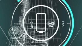 Animation of battery level over electric truck project on navy background. electric car, green energy, eco power, sustainability and technology concept digitally generated video. - Powered by Shutterstock - Get 15% off with code: PIKWIZARD15