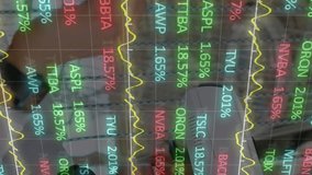 Animation of financial data processing over businessman using vr headset. global business, connections, digital interface and technology concept digitally generated video. - Powered by Shutterstock - Get 15% off with code: PIKWIZARD15