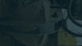 Animation of financial data and graphs over machines on junkyard. economy, finance, recycling and waste utilization concept digitally generated video. - Powered by Shutterstock - Get 15% off with code: PIKWIZARD15