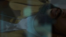 Animation of data processing and chemical formula over female scientist. Global business digital interface technology and networking concept digitally generated video. - Powered by Shutterstock - Get 15% off with code: PIKWIZARD15