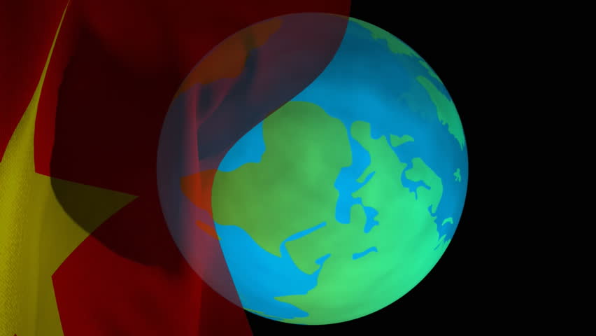 Animation of stock market data processing and spinning globe against cameroon flag. Global finance and business technology concept - Powered by Shutterstock - Get 15% off with code: PIKWIZARD15