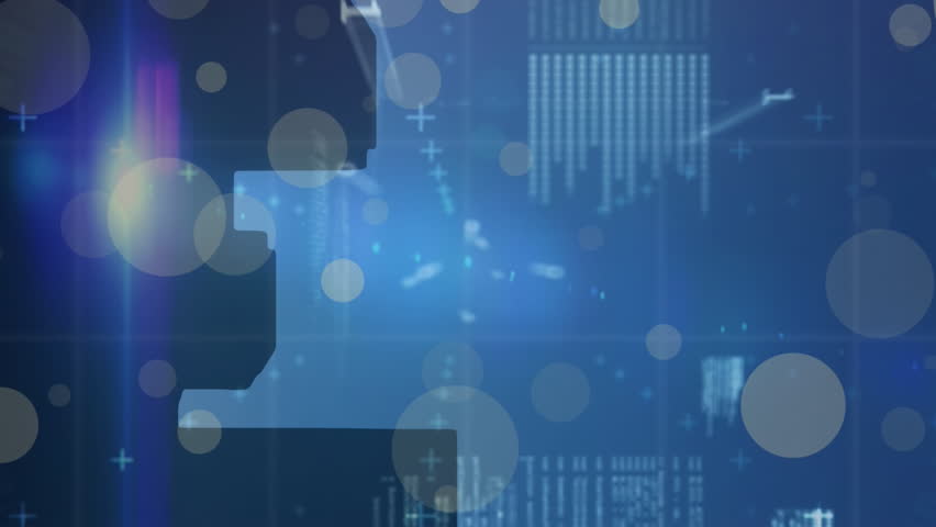 Animation of graphs and diverse data processing on navy digital screen with cityscape. Data processing, network, digital screen and technology concept digitally generated video. - Powered by Shutterstock - Get 15% off with code: PIKWIZARD15