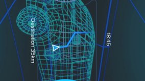 Animation of digital dashboard data processing over van icon in seamless pattern. Automobile engineering and technology concept - Powered by Shutterstock - Get 15% off with code: PIKWIZARD15