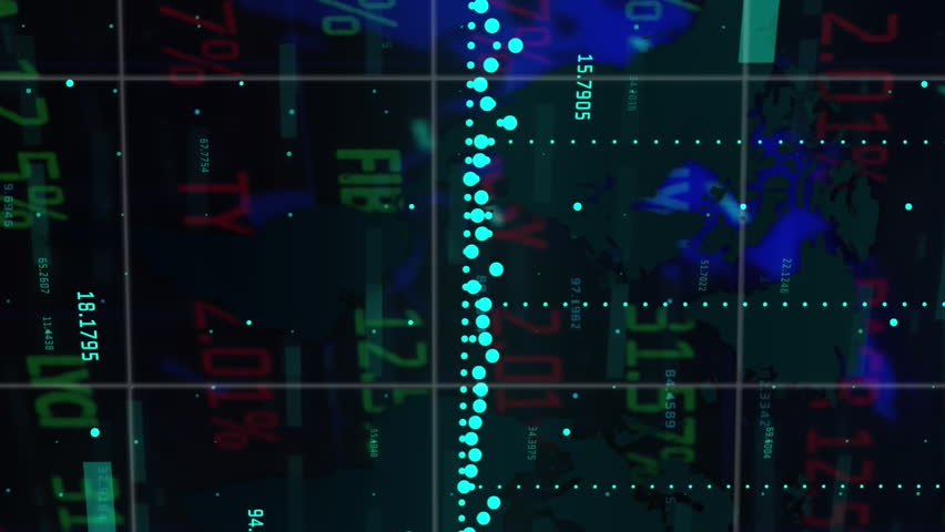 Animation of world map and data processing. Global connections, computing and data processing concept digitally generated video. - Powered by Shutterstock - Get 15% off with code: PIKWIZARD15