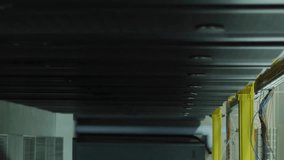 Animation of data processing over server room. Global technology, computing and digital interface concept digitally generated video. - Powered by Shutterstock - Get 15% off with code: PIKWIZARD15