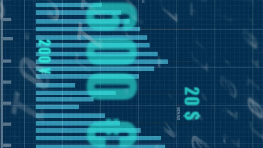 Animation of binary coding and financial data processing. Global connections, digital interface, computing and data processing concept digitally generated video. - Powered by Shutterstock - Get 15% off with code: PIKWIZARD15