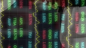 Animation of financial data processing over businessman using vr headset. global business, connections, digital interface and technology concept digitally generated video. - Powered by Shutterstock - Get 15% off with code: PIKWIZARD15