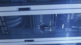 Animation of mathematical equations and data processing over computer servers. Global computing,connections and data processing concept digitally generated video. - Powered by Shutterstock - Get 15% off with code: PIKWIZARD15