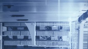 Animation of mathematical equations and data processing against computer server room. Computer interface and business data storage technology concept - Powered by Shutterstock - Get 15% off with code: PIKWIZARD15