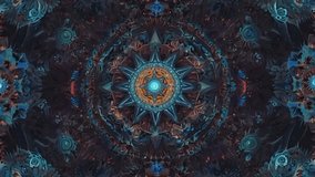 An intricate and detailed mandala with sacred geometry. The design centers on a multi-pointed star, surrounded by circular patterns and engraved floral motifs. - Powered by Shutterstock - Get 15% off with code: PIKWIZARD15