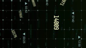 Animation of digital icons and financial data processing over grid network on black background. Cryptocurrency and business interface technology concept - Powered by Shutterstock - Get 15% off with code: PIKWIZARD15